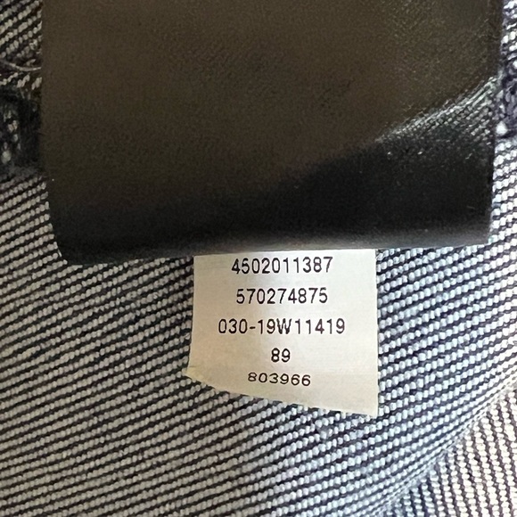 White House Black Market Beaded Tuxedo Jeans Striped High-Rise Skinny Ankle 00 - Picture 15 of 16